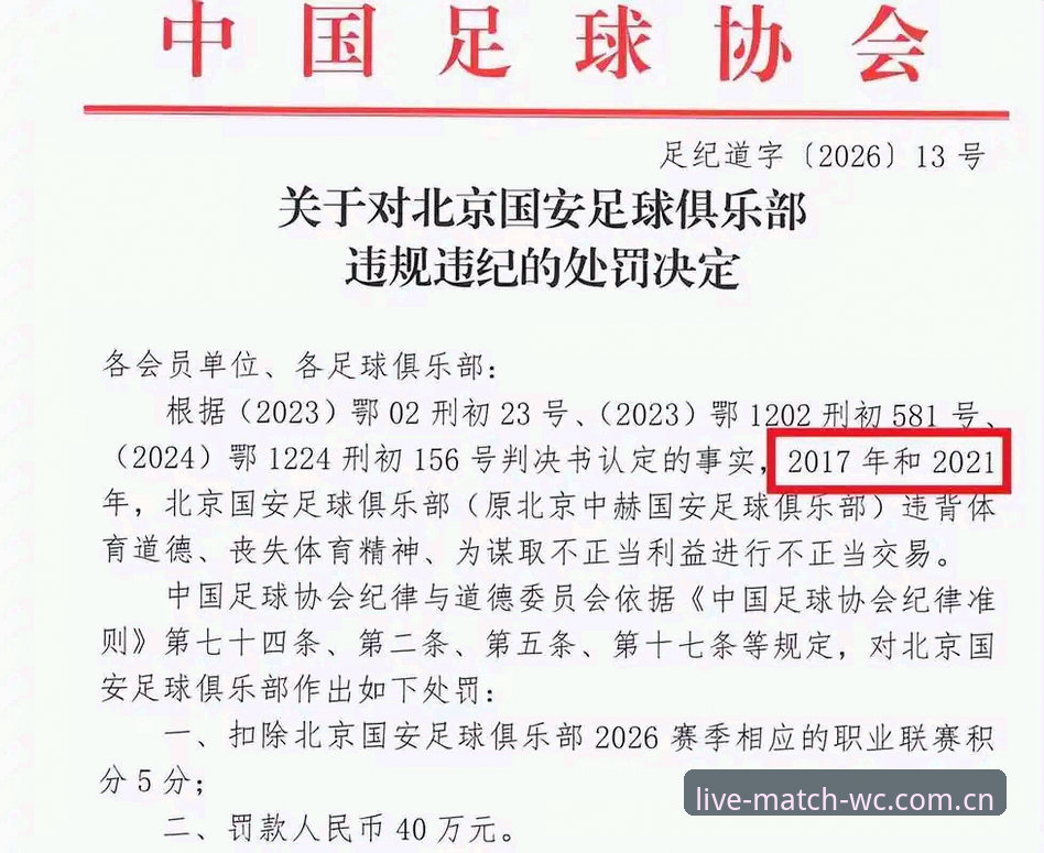 中国足协第三批禁足名单详解，65人受罚背后绿茵生态的反思
